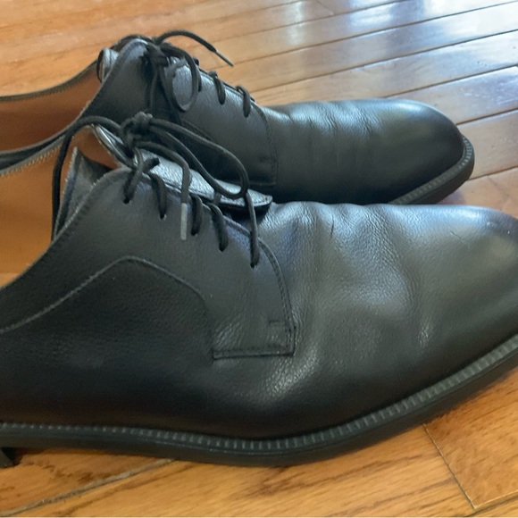 Salvatore Ferragamo Studio Oxford Lace-up Leather Shoe, Black, Men’s Sz 12 - Picture 7 of 12